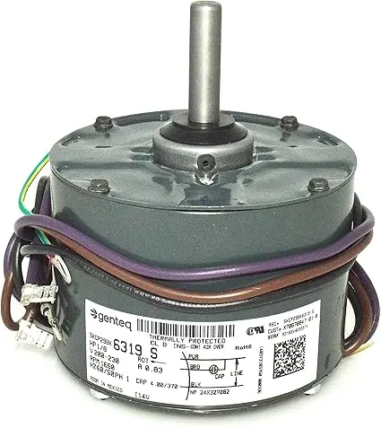 Trane FAN6319 Condenser Fan Motor 1/8 HP 230 Volts Replacement MPN