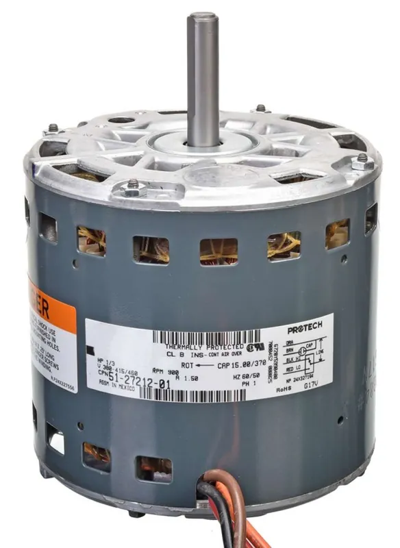 Rheem 51-27212-01 Blower Motor 1/3 HP 460V 60Hz 2 Speeds