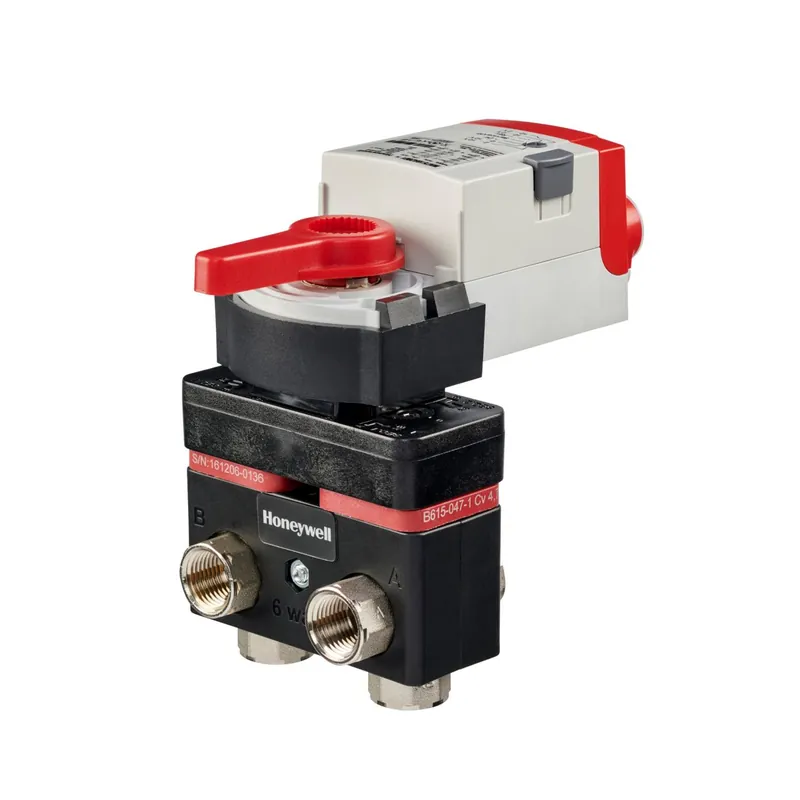 HONEYWELL VB6A008+019+AL VB6 Series 6-Way Control Valve and Actuator