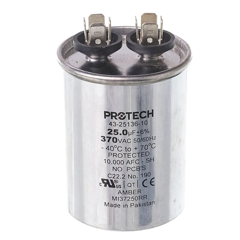 Rheem 43-25136-10 25/370 Single Round Capacitor