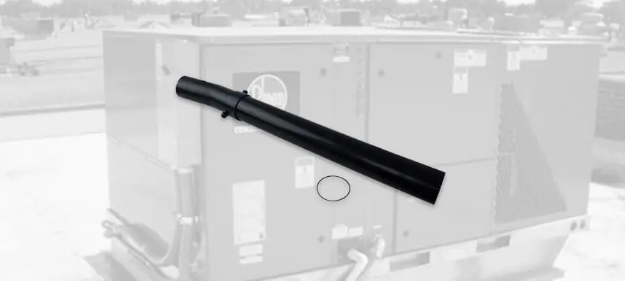Rheem AP15486-5 Pipe Assy Flue Outlet