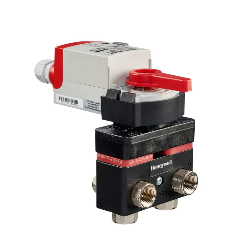 HONEYWELL VB6A047+047+AL VB6 Series 6-Way Control Ball Valve and Actuator