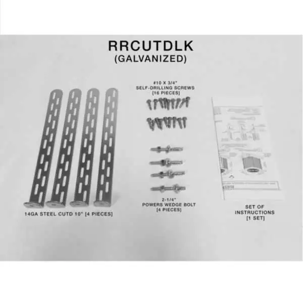 RHEEM RRCUTDLK Condenser Unit Tie-Down Kit