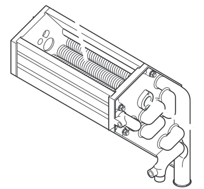 Bosch 7738005271 Boiler Heat Exchanger Assembly