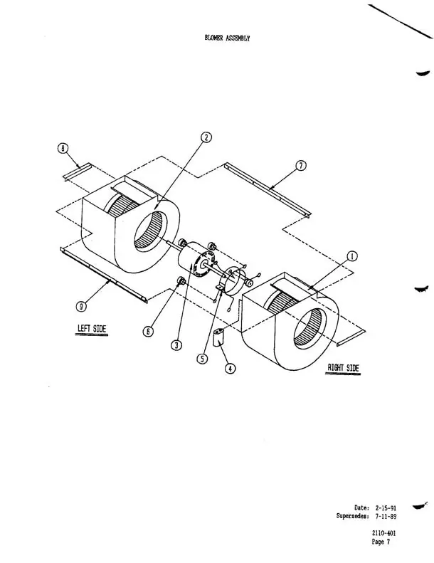 BARD 900-038 Blower Assembly