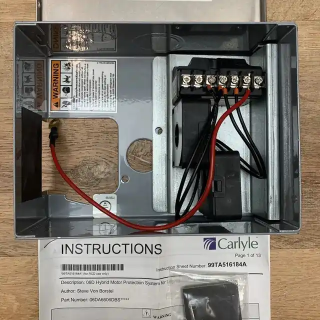 CARRIER 06DA6606DBSB0278 Motor Protection Service Kit