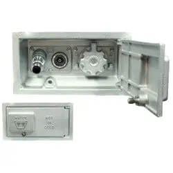 Woodford HCB67-6 Model HCB67 6 3/4 FPT Inlet Freezeless Backflow Preventer Hot & Cold Mixer Box Wall Hydrant