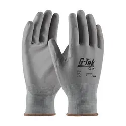 Protective Industrial Products 33-G125/XL G-Tek, 13G Gray. Nylon Shell, Gray. PU Coating, XL