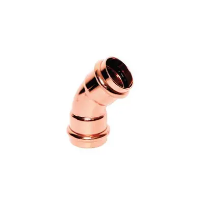 Everflow PCLF0012 Copper Elbow 45 Power 1/2 P X P