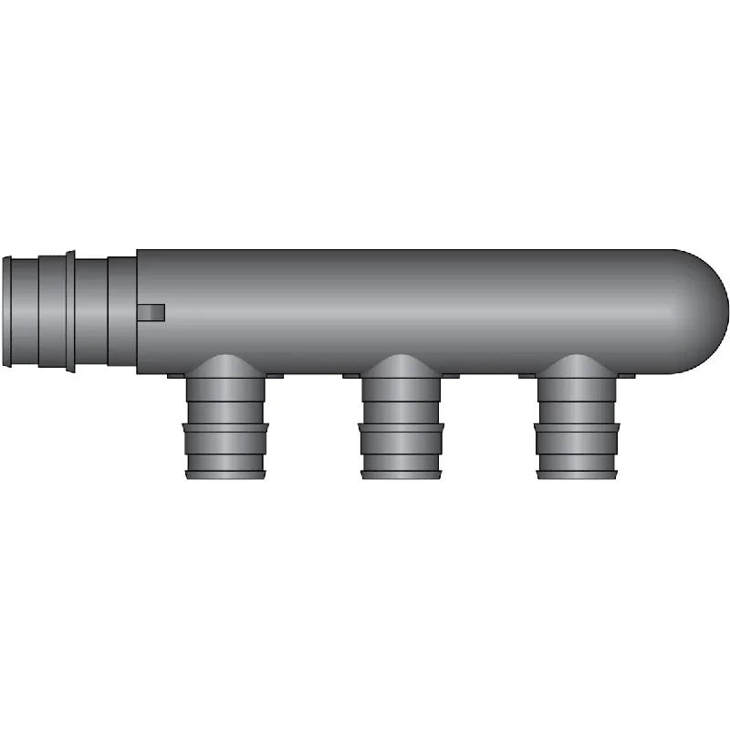 HeatLink EX13203 3 Port, 3/4 PEX F1960 × Closed End HPP Multiport Tee