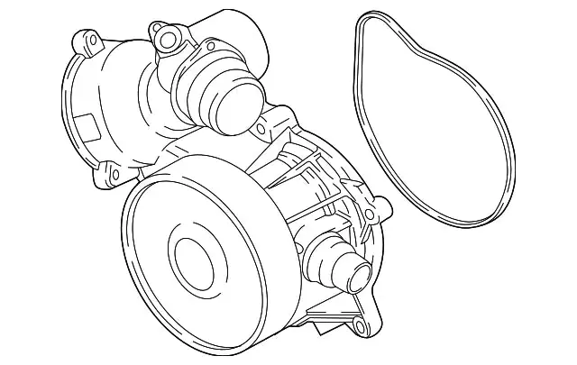 Central Components 657274 Water Pump Assembly for BMW M760i xDrive