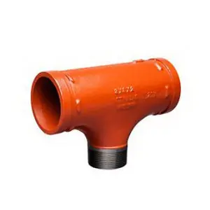 Victaulic FC16029P0C Pipe Reducing Tee 29T Segmentally Welded 2-1/2 x 2-1/2 x 1-1/4 in