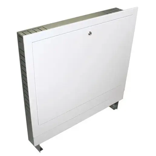 Uponor A2603128 Manifold Wall Cabinet, Recessed Mount, 28 inches W x 31 inches H x 3.5 inches D