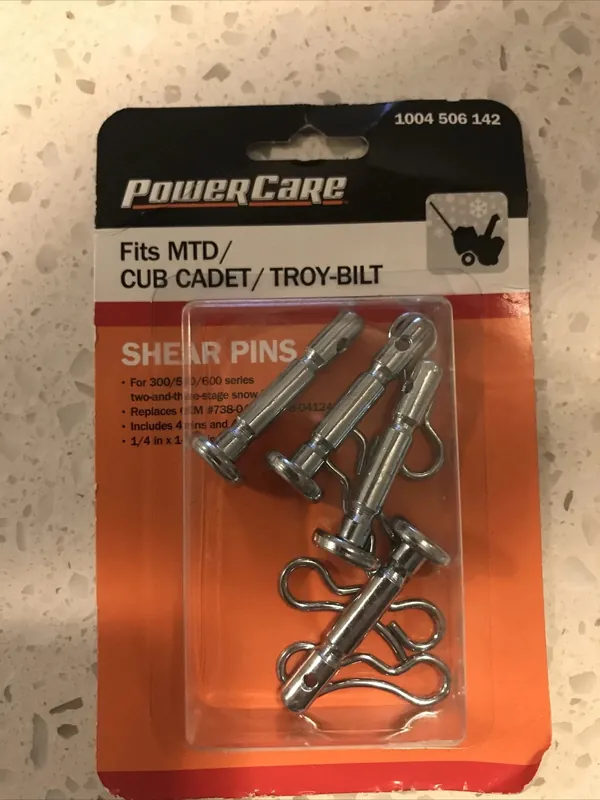 TROY-BILT 738-04155 Troy-Bilt Shear Pin Kit