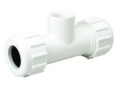 Everflow 370CT012 1/2 PVC Compression Tee FIP Branch