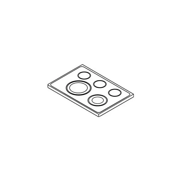 Whirlpool W10814038 Cooktop Assembly