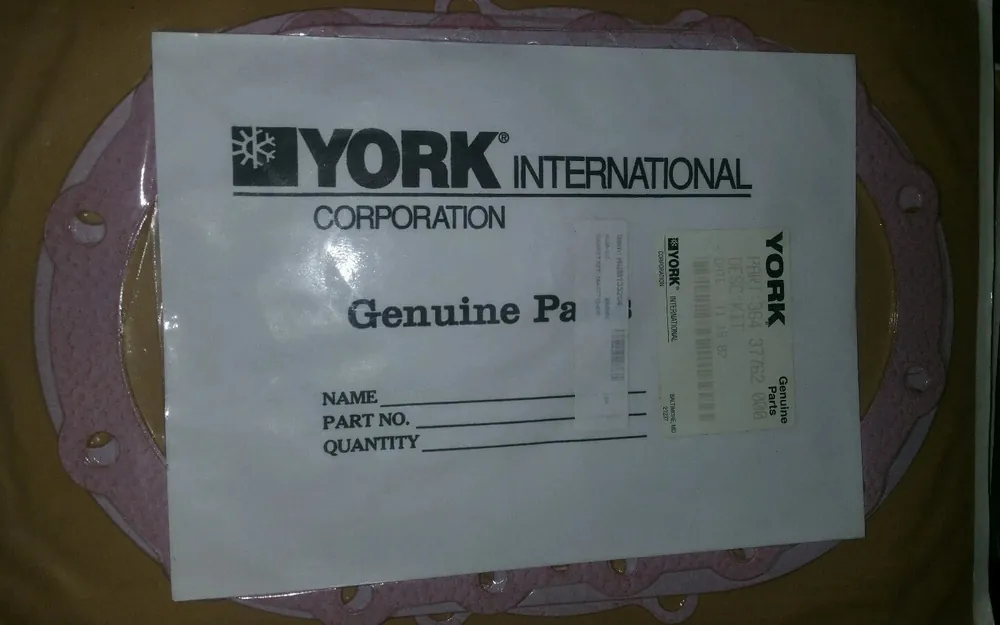 YORK 364-37762-000 Gasket Replacement Kit
