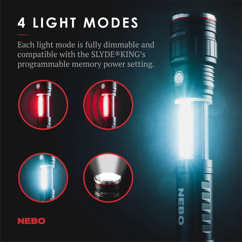 Alliance NEB-WLT-0003 Slyde King 500 LED Flashlight