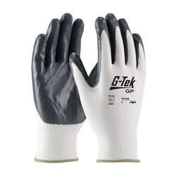 Protective Industrial Products 34-225/S G-Tek, 13G White Nylon Shell, Gray Nitrile Coating Small