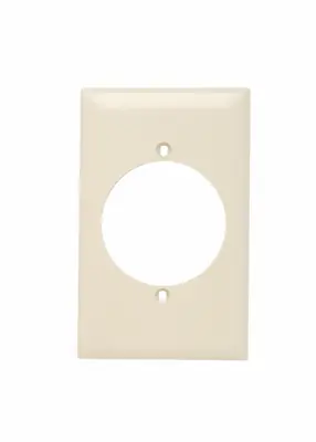 Pass & Seymour TP724-I Standard Wall Plate, 5 Inch Height x 2-3/4 Inch Width, Ivory