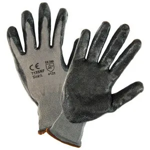 Protective Industrial Products 713SNF/L PosiGrip Seamless Knits for General Duty Gray