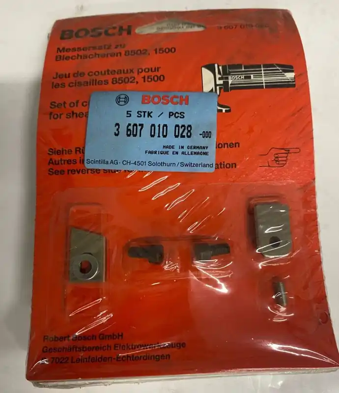 BOSCH POWER TOOLS 3607010028 Shear Upper and Lower Blade Set