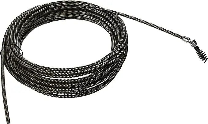 General Wire Spring Co. 50HE1 Cable, RH Sewer 1/4 x 50'