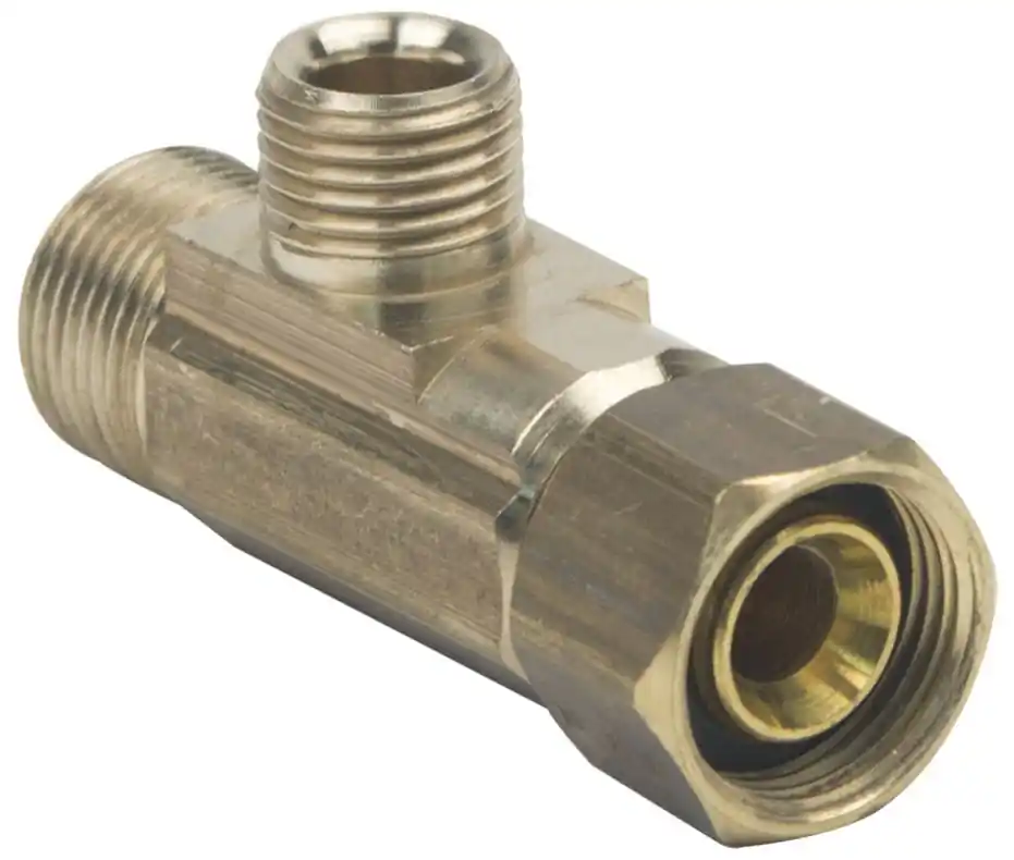 B&K LLC 993-015RP E-Z Connect Adapter 3/8 Male Comp x 3/8 x 3/8 Female Compression