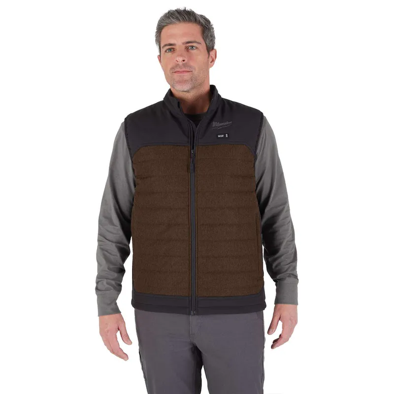 Milwaukee M300N-212X M12 AXIS Heated Vest Kit - Brown 2XL