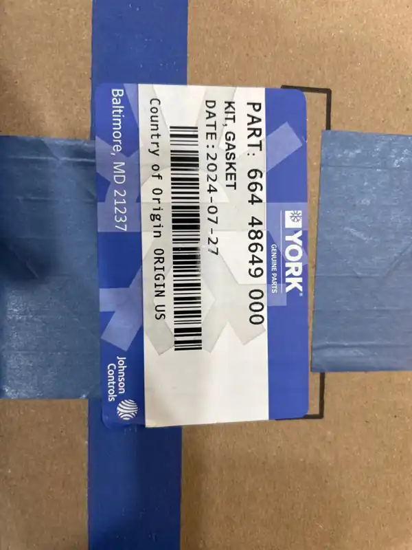 YORK 664-48649-000 Gasket Kit