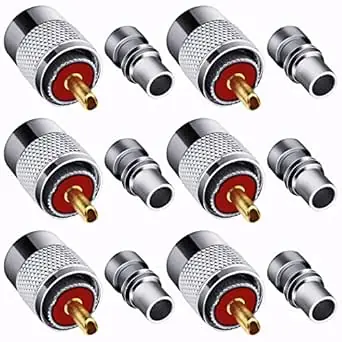 Amazon Com 6PCSPL PL259 UHF Male Solder Connector