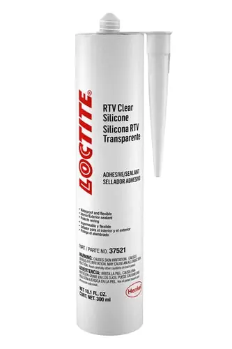 Central Components 495076 Loctite RTV Clear Silicone Adhesive