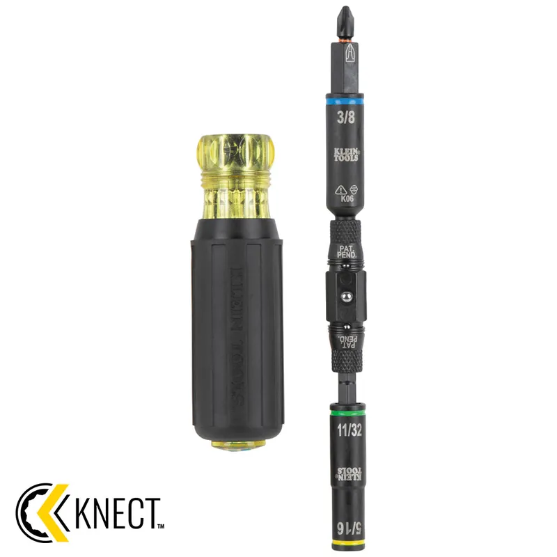 Klein Tools 32528HD KNECT 10-in-1 Impact-Rated Screwdriver / Nut Driver