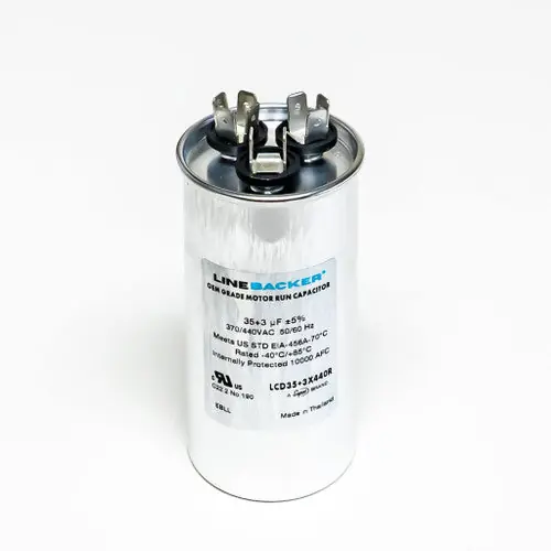 Sealed Unit Parts LCD45+3X440R Dual Run Capacitor