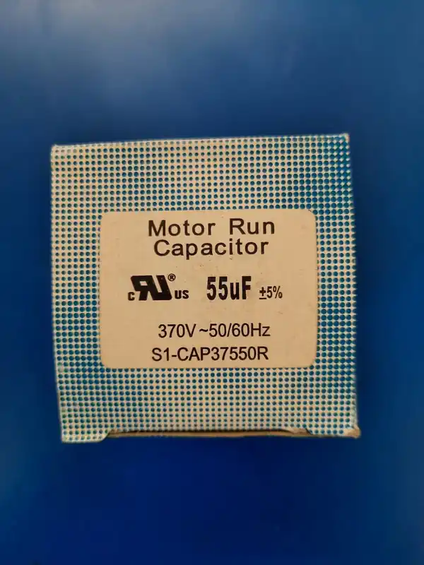 YORK S1-CAP37550R Run Capacitor - 55 MFD, 370V, Round