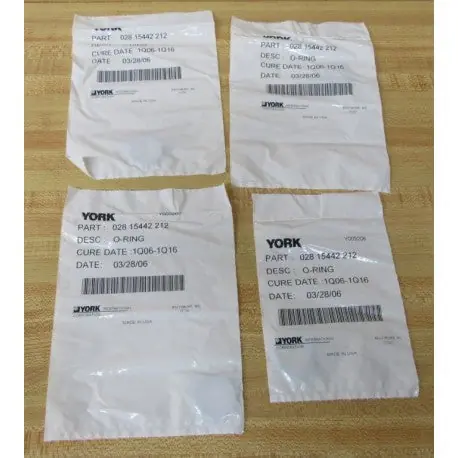 YORK 028-15442-212 O-Ring Pack of 4