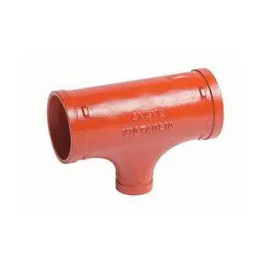 Victaulic FC60025P00 Pipe Reducing Tee, Carbon Steel, 3 x 3 x 3/4 in, OGS Grooved