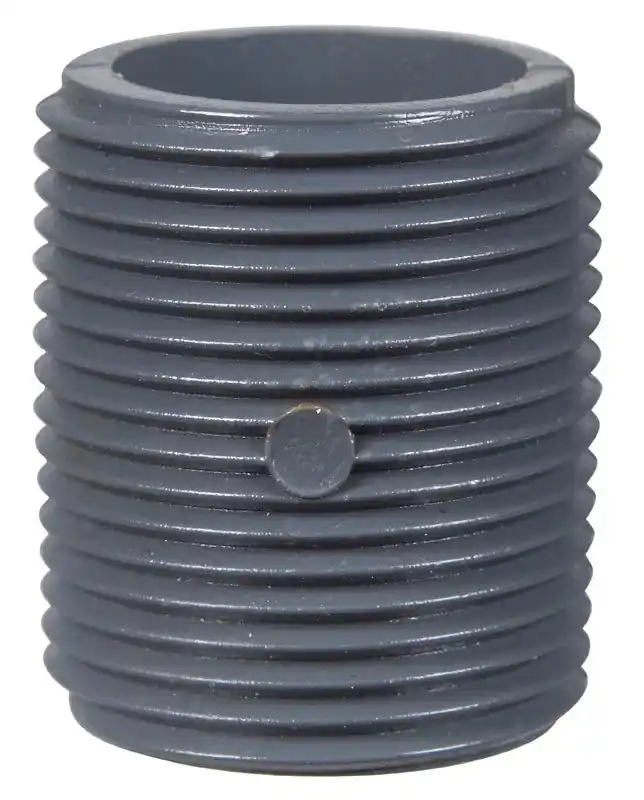 B&K LLC 405-001 NIPPLE PVC80 1xCLOSE