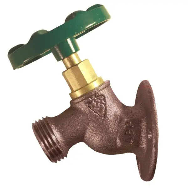 ARROWHEAD BRASS & PLUMBING 255LKSATLF Flanged Brass Sillcock