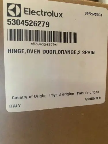 Electrolux 5304526279 Oven Door Hinge - Orange