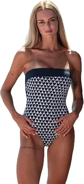 Amazon Com X1023-40 Women's One-Piece Swimsuit