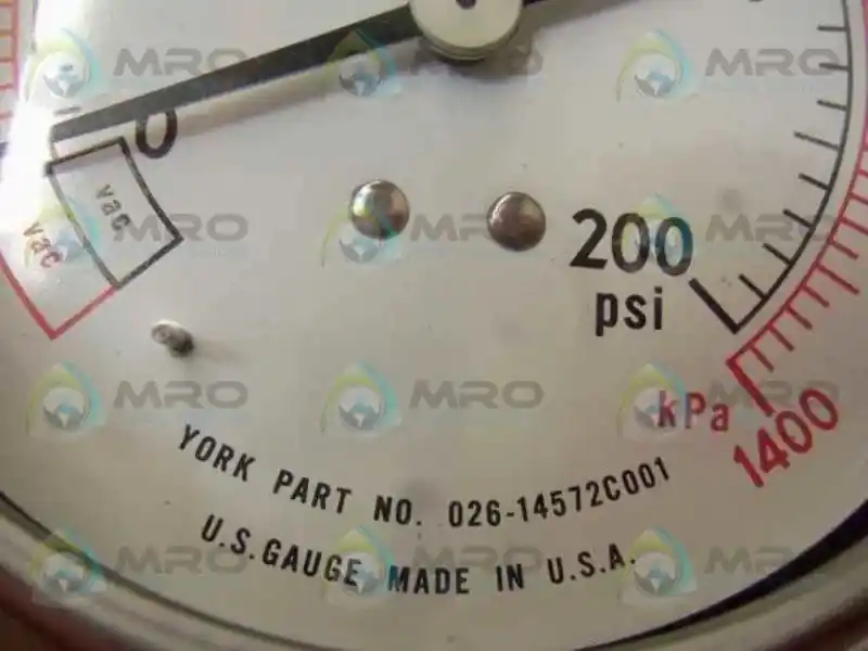 YORK 026-14572-001 Pressure Gauge