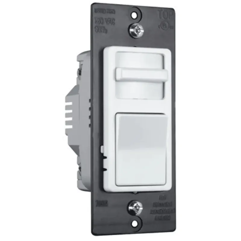 Pass & Seymour WS703PW Trademaster Wide Slide 700W Preset Incandescent Dimmer