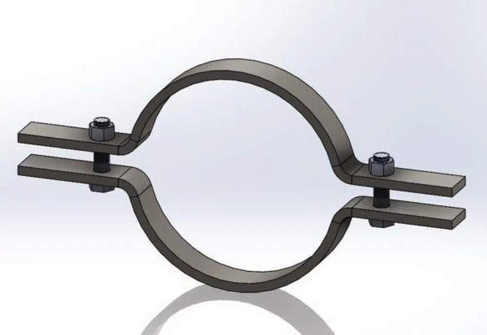 Empire Industries 50CT0600 6 in Copper Epoxy Coated Riser Clamp