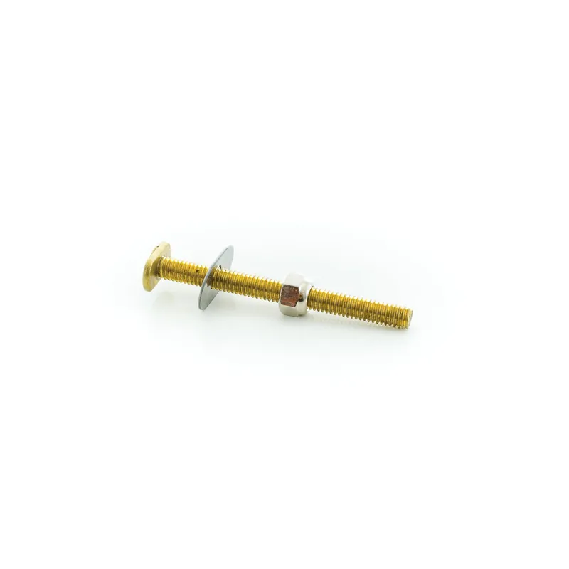PASCO 197 Combo Closet Bolt 5/16 in x 3-1/2 in L Thread Brass