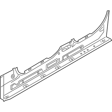 Central Components 487324 Side Member Inner Right