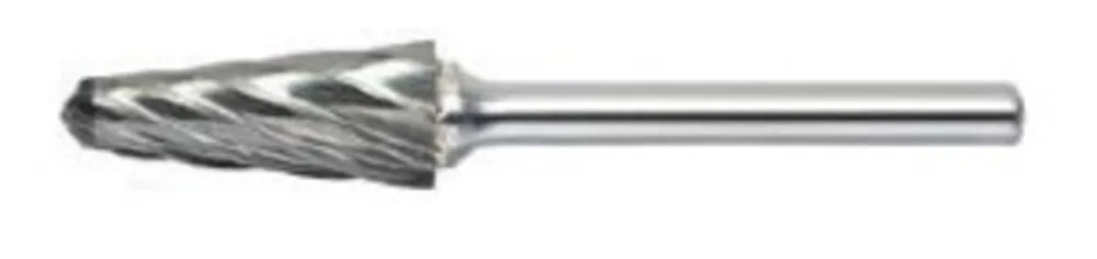 RADNOR 64006943 RADNOR SL-3FM 3/8 X 1 1/16 Radius Cone Shape Aluminum Cut Carbide Burr