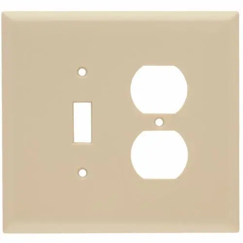 Pass & Seymour SPO18-I Jumbo Standard Sized Combination Wall Plate 5 in