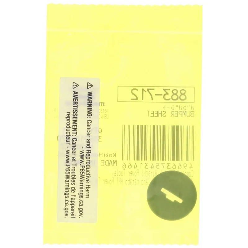 METABO HPT 883712 Bumper Sheet for N5008AC and N5008AC2 Staplers