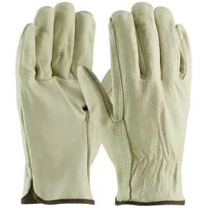 Protective Industrial Products 994/L PIP® Unlined Leather Driver's Gloves Natural